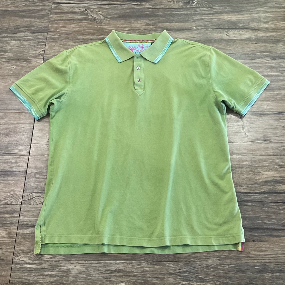 Robert Graham Knit Polo Men's Sz XXL